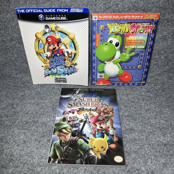 Prima Games Other - Super Smash Bros Brawl, Yoshi's Story, Super Mario Sunshine Game Guides Nintendo
